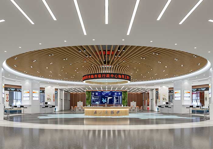 昆明一網四中心辦公大廳